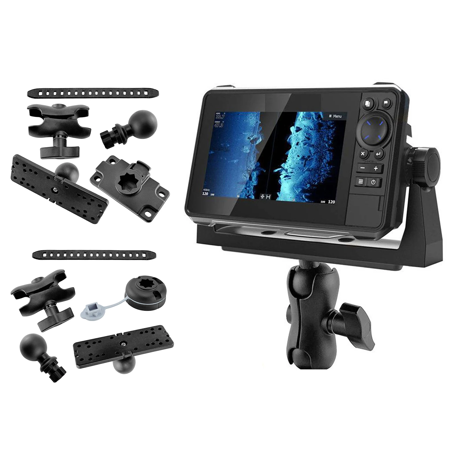 

Fishfinders Mount Support 360 Degree Swivel GPS Mounting Plate Bracket
