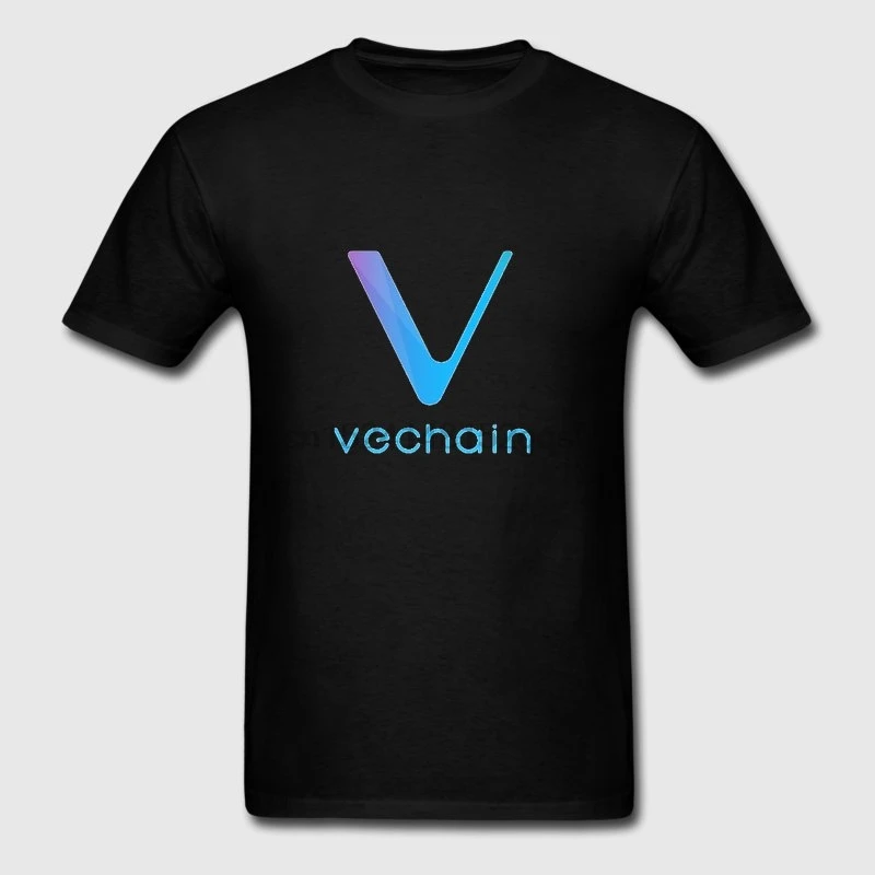 Мужская футболка с принтом костюм Vechain криптологотип футболки наряд графический