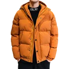 Куртка мужская зимняя с хлопковой подкладкой, с капюшоном