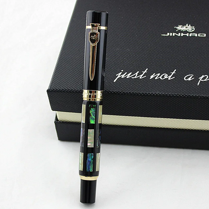 JINHAO 650 Высококачественная перьевая ручка с роскошным корпусом каллиграфическая