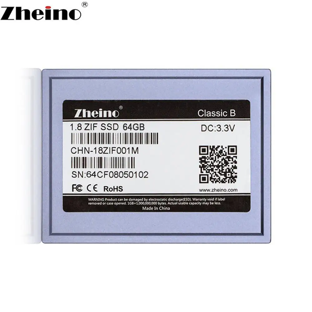 Zheino 2 8 дюймовый твердотельный накопитель ZIF SSD 64 ГБ 2D MLC PATA 40pin Внутренние