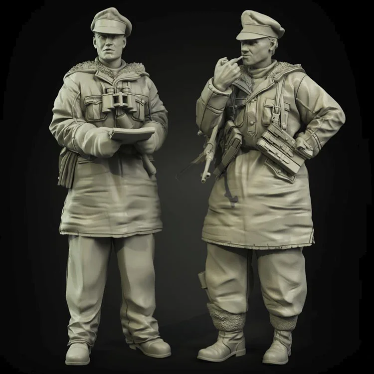 1/35 сборный Набор фигурок из смолы | Игрушки и хобби