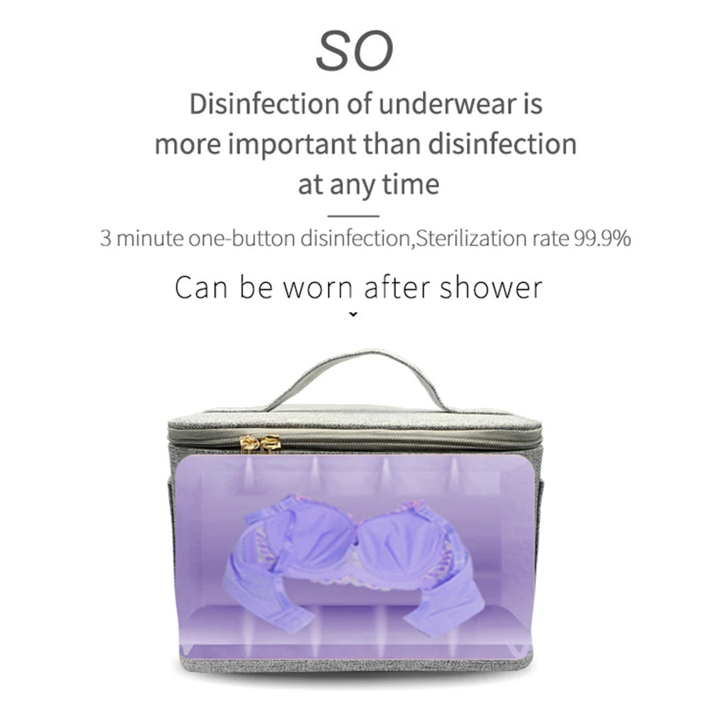 

12 LED Portable UV Disinfection Germicidal Light Storage Box Outdoor Travel Ultraviolet Sterilizer Carry Case Bag UV Sterilizer