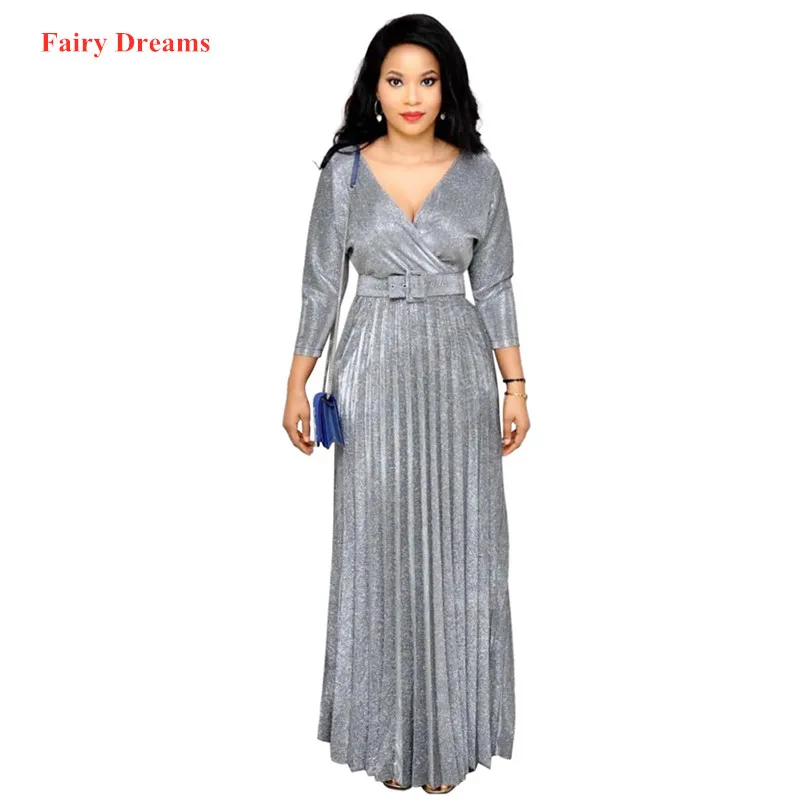 Длинные вечерние платья в африканском стиле для женщин одежда на весну и осень