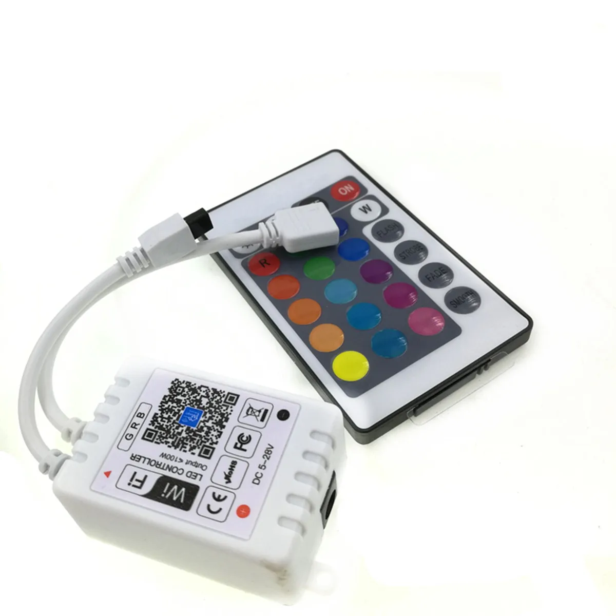 Контроллер RGB для светодиодных лент 5-24 В с пультом ДУ | Лампы и освещение