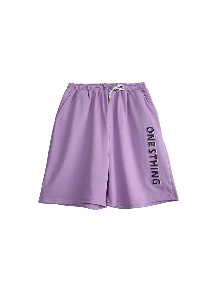

Casual Wide-Leg Shorts Women's Spring/Summer Loose Thin Korean Style Sports Student Pink Cropped Pants Women's Straight Hong