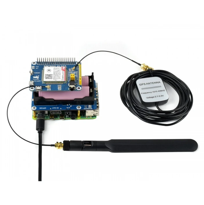 Источник бесперебойного питания Waveshare для Raspberry Pi стабильная выходная мощность 5