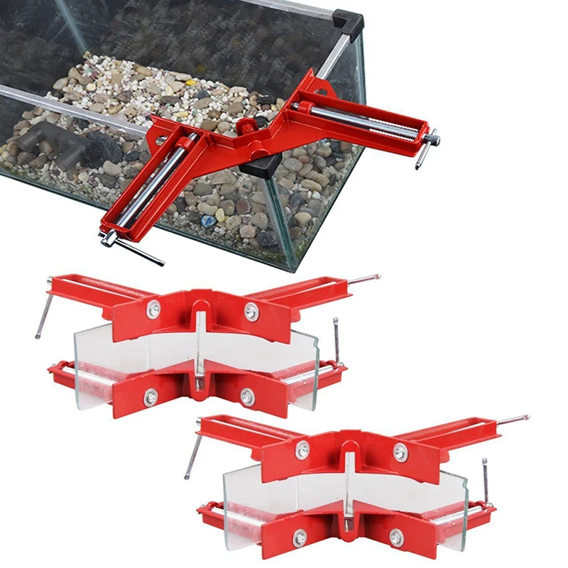 

Fast Fixing Right Angle Clip Photo Frame Clamp Woodworking Power Tool 4pcs/set