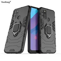 for samsung galaxy a21s case for galaxy a21s m51 a51 a41 a71 s20 fe m31 cover armor silicone finger ring cover samsung a21s case