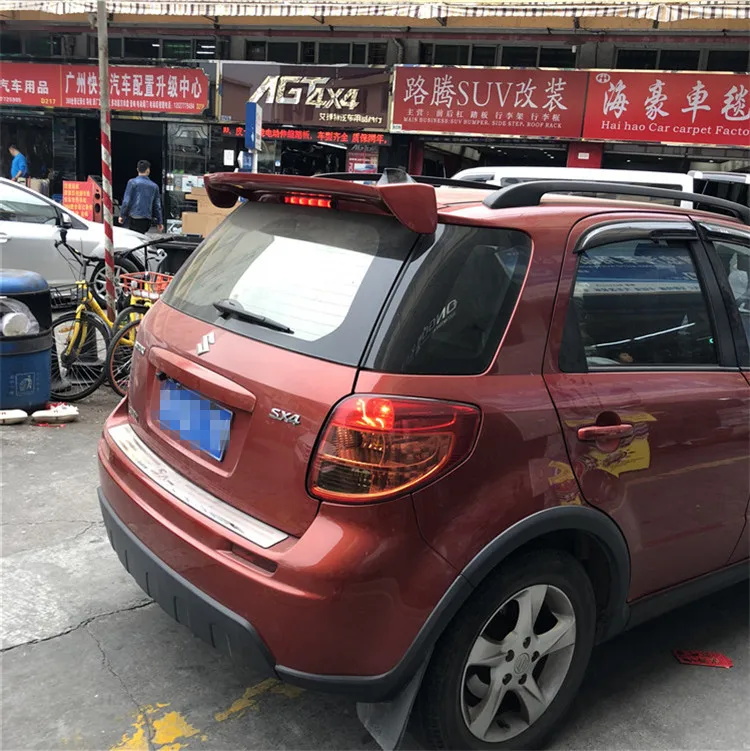 Спойлер для SX4 2008 2014 Suzuki цветной задний спойлер из АБС пластика