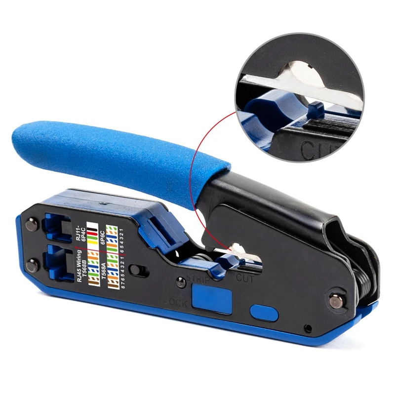 Фото Rj45 инструмент сетевой обжимной для кабелей зачистки плоскогубцы Cat6 Cat5E Cat5 Rj11 Rj12 Rj45 инструмент сетевой обжимной для кабелей зачистки плоскогубцы Cat6 Cat5E Cat5 Rj11 Rj12