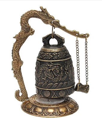 

Excelente Tibet buda campana campanas de viento exquisita cobre venta al por mayor real China wholesale factory Bronze Arts