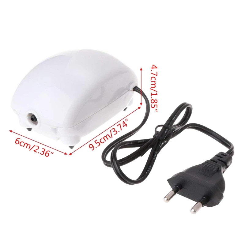 

Ultra-silent Aquarium Air Pump Fish Tank Increasing Oxygen Pump US/EU Plug Specification Compression Shock Absorption
