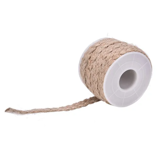 5 м винтажный натуральный джутовый шпагат из гессиана DIY домашний Скрапбукинг для
