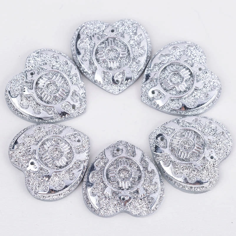 Стразы Taidian с плоской задней стороной кабошон для сережек 25 мм 50 шт./упак. |