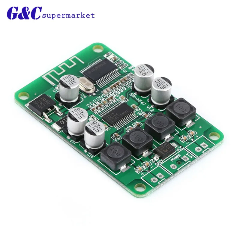 TPA3110 2x15 Вт Bluetooth аудио усилитель мощности плата для bluetooth-динамика diy Электроника |