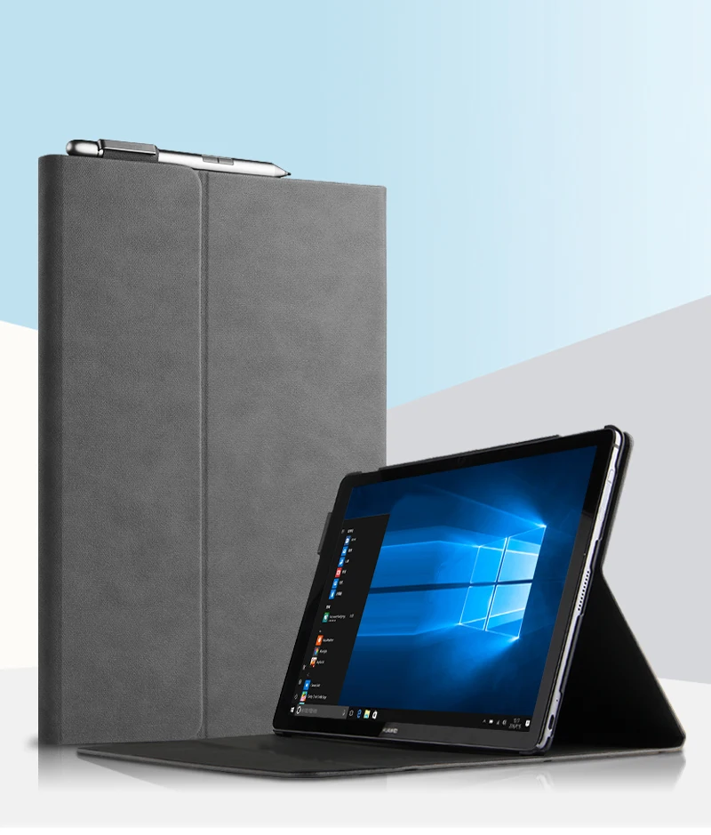 Чехол-подставка в стиле ретро из искусственной кожи для huawei MateBook E PAK-AL09, 12 дюймов, чехол для планшета, Магнитный чехол с отделением для ручки