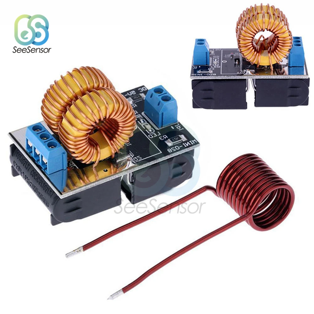 Индукционная нагревательная мини панель ZVS постоянный ток 5 12 В 120 Вт Нагреватель