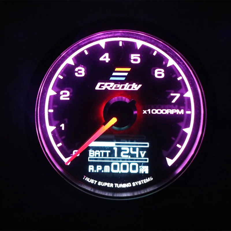 62 мм 7 цветов в 1 гоночный манометр GReddi Multi D/A ЖК-цифровой дисплей Turbo Boost автомобильный измерительный прибор 2,5 дюйма - Цвет: speed