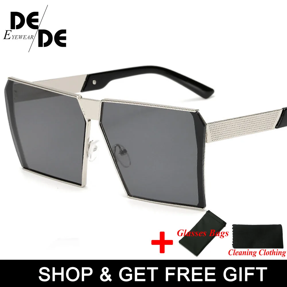 Большие мужские квадратные оправы для очков Женские без винтажные