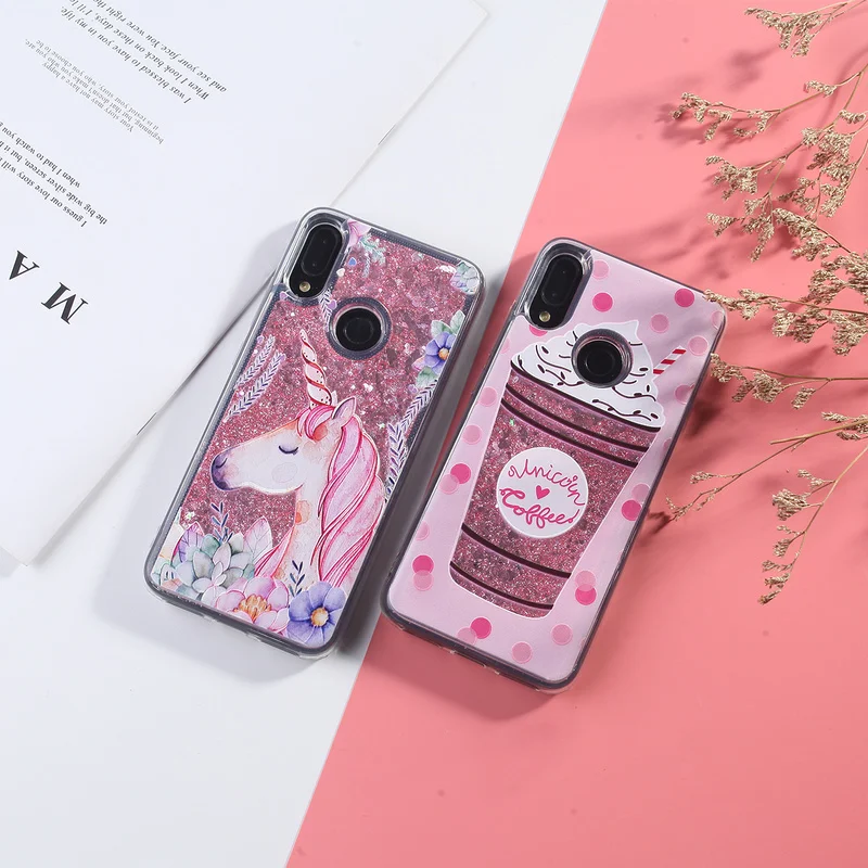 Светлый блестящий чехол для Xiaomi Redmi Note 5 7 Pro 4 mi 8 Plus 4X 4A 5A S2 Coque мягкий Quicksand Dyna c TPU