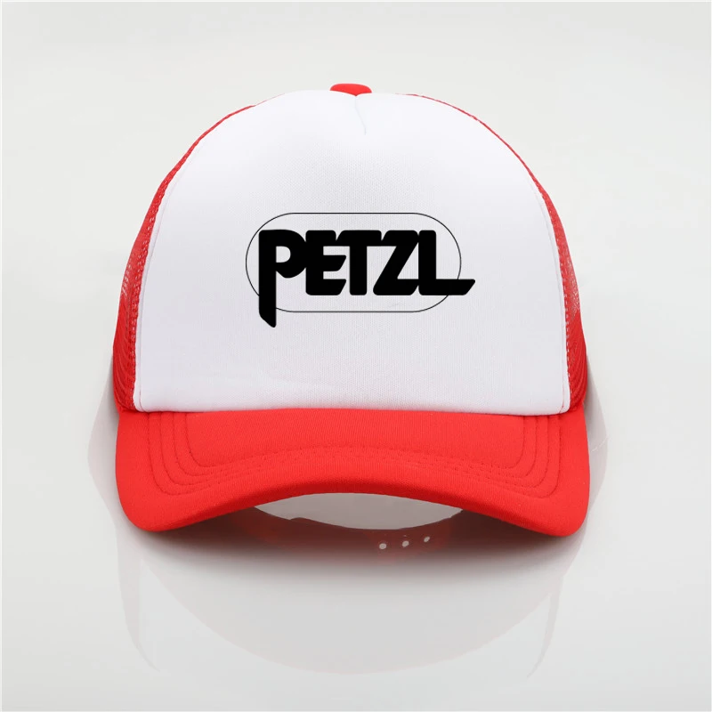 Модная сетчатая Кепка Petzl бейсболка с рок принтом для мужчин и женщин летняя