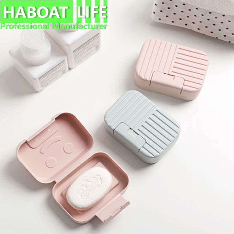 

Portable Soap Box with Cover Toilet Flap Wall Hung Soap Box Rack Bathroom Accerories HB1225 E