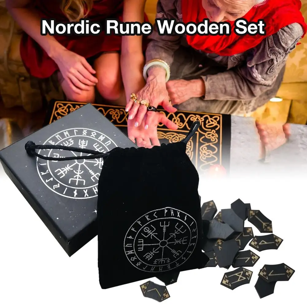 Набор рун с карточками ручной работы сумкой для хранения|Настольные игры| |
