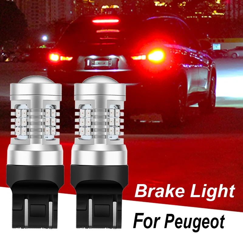 

W21/5W 7443 T20 Canbus безошибочный светодиодный стоп-сигнал Лампа для Peugeot 4007 2007-2013 4008 2012-2013