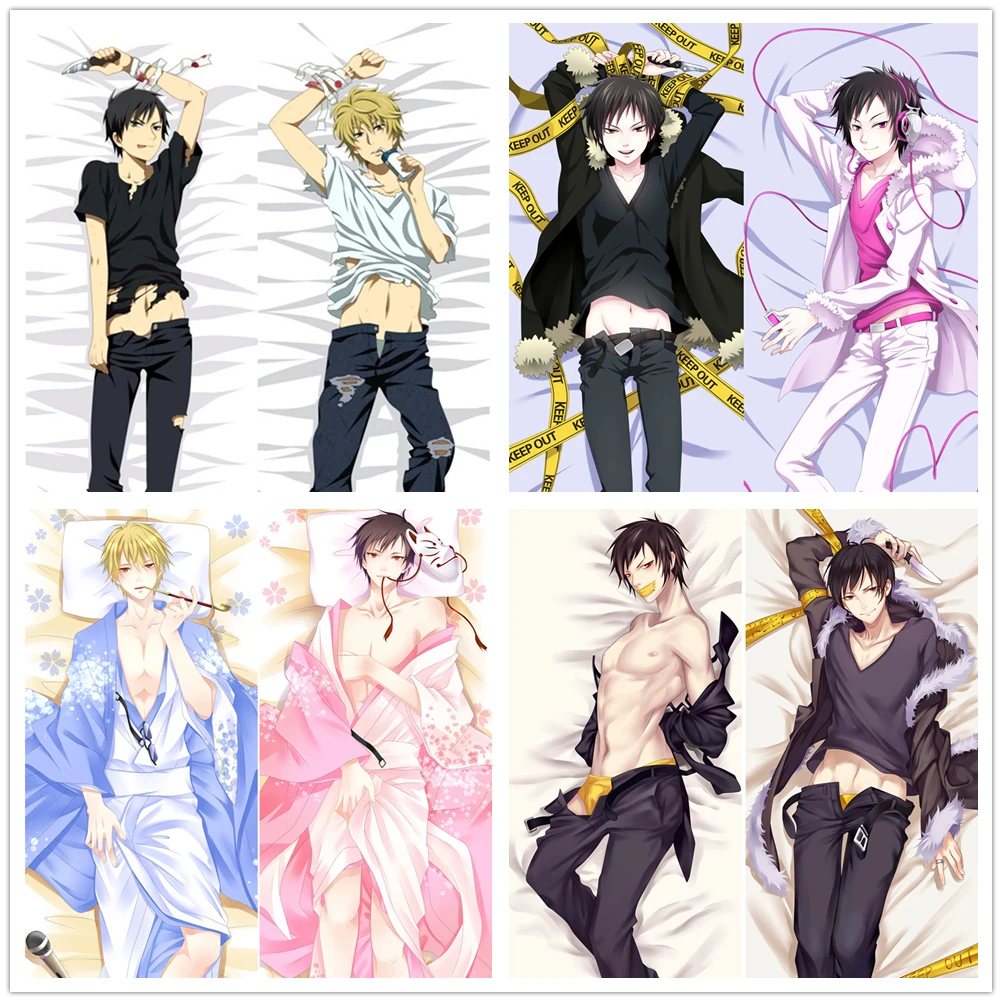 

DuRaRaRa!! Orihara Izaya Heiwajima Shizuo Dakimakura Body Pillowcase Cushion Case Cover