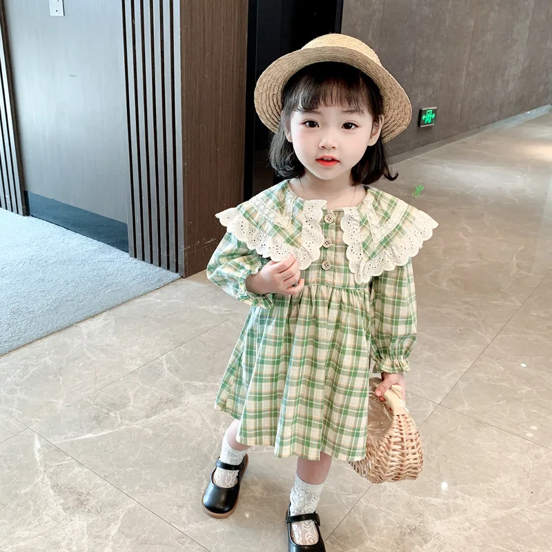 2021 Beautiful Spring Summer Girls Dress Kids Teenagers Children Clothes Outwear Special Occasion Long Sleeve High Quality