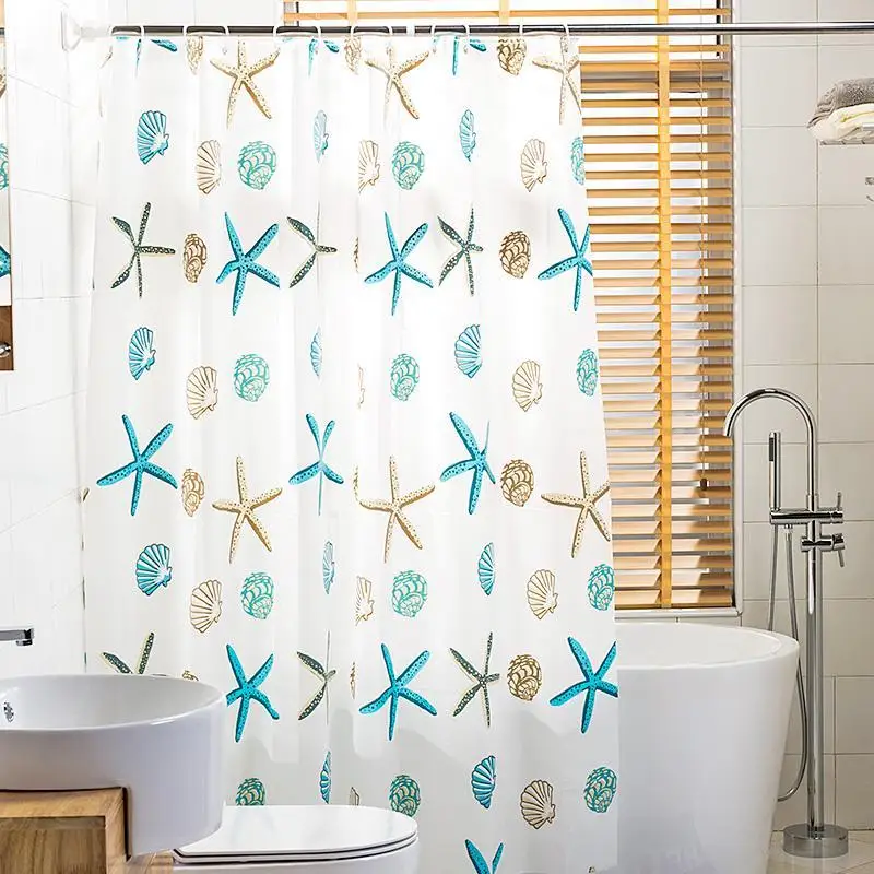 Тканевая душевая занавеска для ванной комнаты душа | Дом и сад