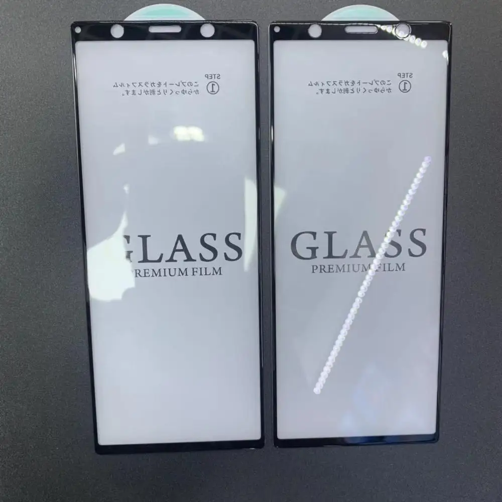 50 шт. 3D изогнутые края Asahi для Sharp AQUOS R3/Sense 3 LITE 3/Sense plus/ZERO 2 полное покрытие клеевое