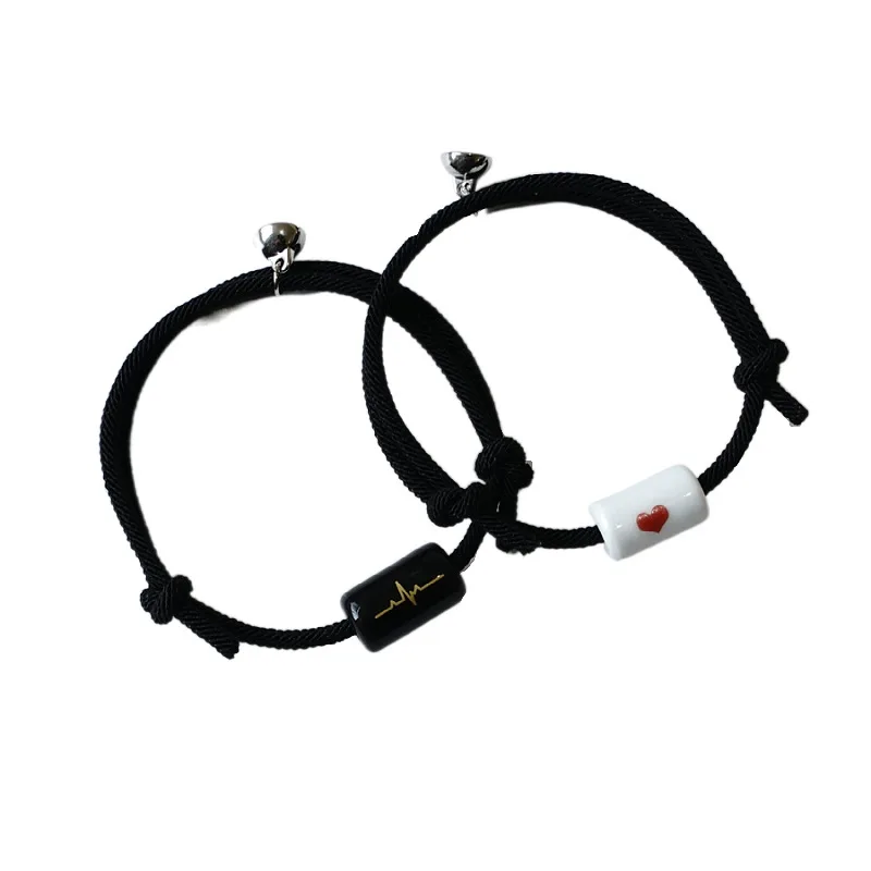 Новинка 2021 браслет из Миланской веревки для пар пара магнитов привлечения руки