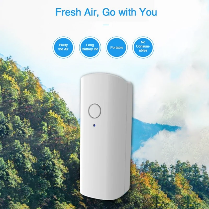 Персональное ожерелье с подвесным воздухоочистителем портативный