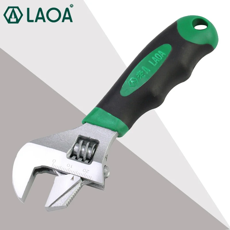 

LAOA 6inch 8inch Short Shank Wrench Multi-function Adjustable Spanner Narrow Space Mini Wrench