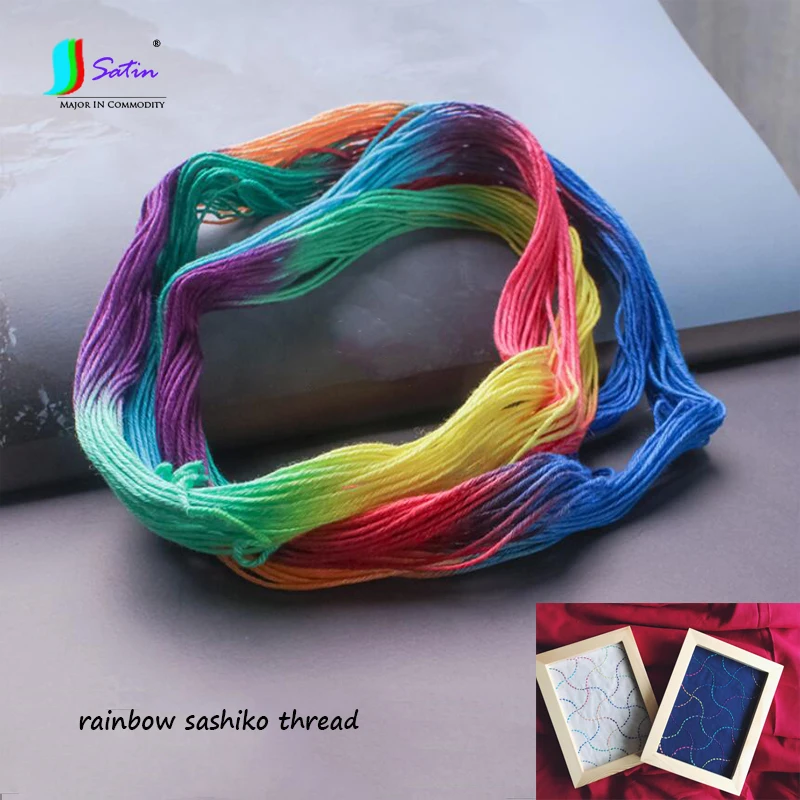 Красочная японская вышивка чашки сумка украсить шить ручной работы Diy