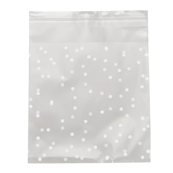 

200Pcs Frosted Cute Dot Plastic Packaging Candy Biscuit Soap Packaging Bag Cake Packaging Self-Adhesive Sample Gift Bag