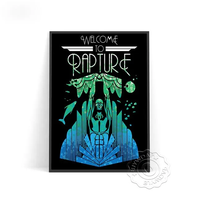 

Плакаты Bioshock на холсте BJYWDAP