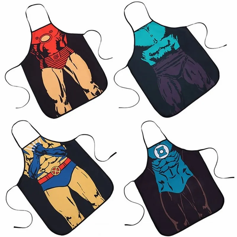 3D Забавный креативный индивидуальный фартук Бикини Сексуальный Обнаженный