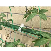 1000pcs plastic trellis tomato clips supports connects plants vines trellis twine cages veggie garden reusable plant clip