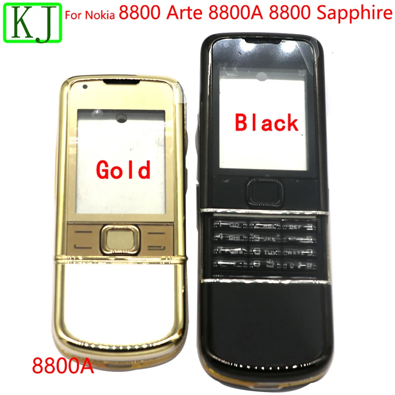 Для Nokia 8800 Arte Sapphire корпус средняя передняя рамка металлическая крышка батареи задняя дверь для 8800a 8800 сапфир