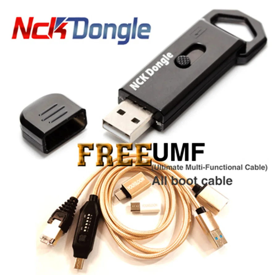 

NCK Dongle Fully Activated (CDMA + Iden) + umf all in 1 boot cable for Samsung LG HTC ZTE Alcatel software repair and unlocking