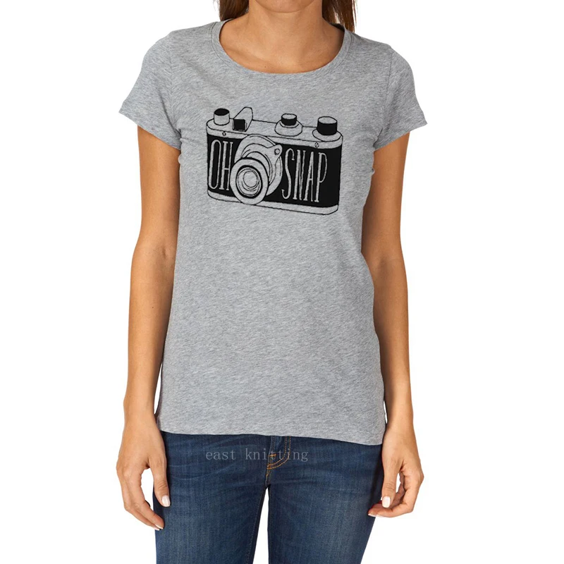 Женская летняя повседневная рубашка женская футболка для фотографии подарок