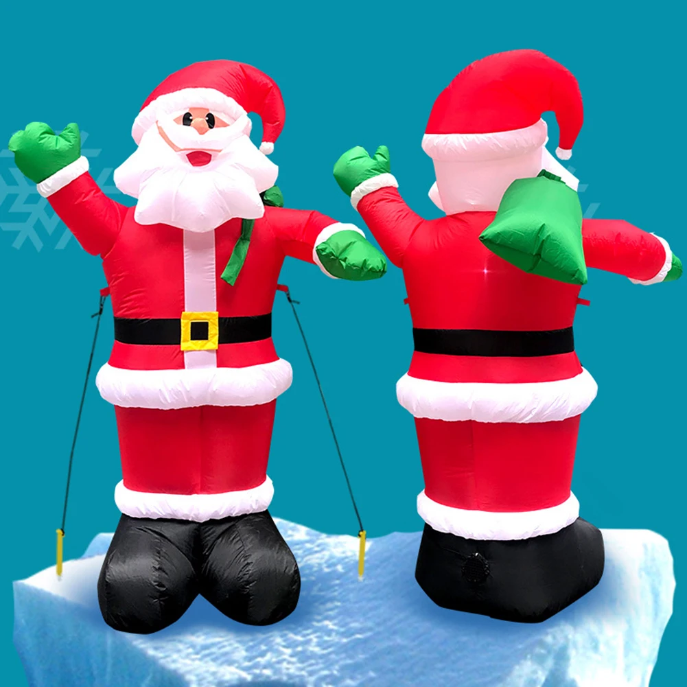 

Inflatable Santa Claus Christmas Outdoors Ornaments Xmas New Year Party Home Shop Yard Garden Decoration Christmas ornaments