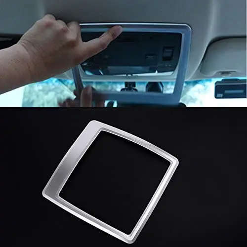 ABS хром пластик Автомобильная Передняя крыша светильник для чтения лампа рамка