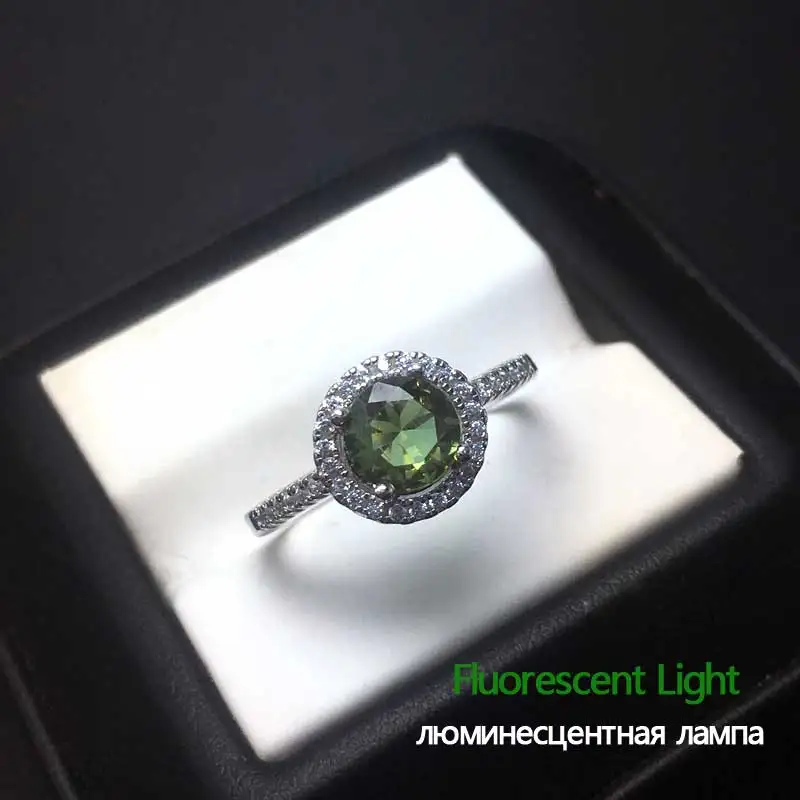 Женское классическое кольцо с зултанитом CSJ ювелирное изделие из стерлингового