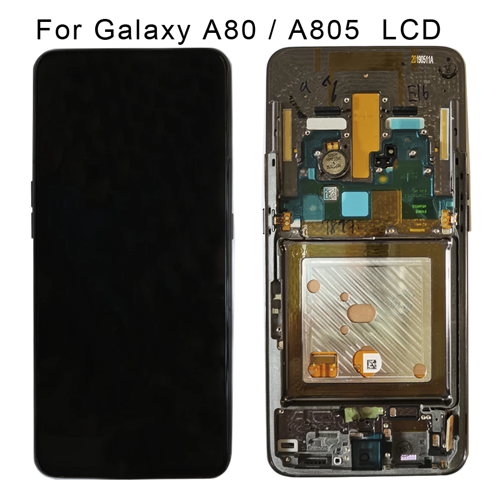 Оригинальный 6 7 ''Super AMOLED ЖК-дисплей для Samsung Galaxy A80 A805 SM-A805F сенсорный экран