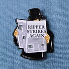 Металлические эмалированные Броши Jack Ripper, броши на куртки, джинсы, модные украшения, аксессуары