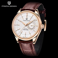 pagani design 2021 top brand watch mens leather quartz watch stainless steel 200m waterproof clock luxury watch reloj hombre